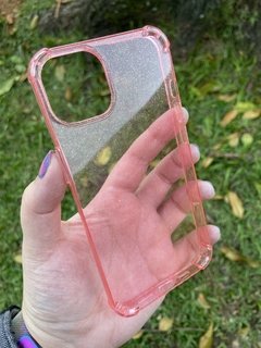 Case Anti-impacto Glitter - iPhone 13 - Rosa na internet