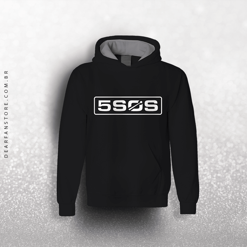 moletom com capuz 5sos
