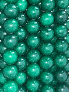 Jade Verde Bola Lisa 16mm - CRYSTAL RIO