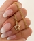 Collar Estrella shine regulable acero dorado - comprar online