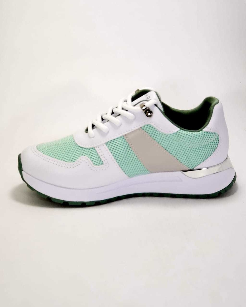Tenis ramarim branco com verde Clearance