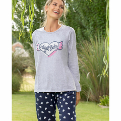 Pijama Jersey Angel Baby Florcitas Art 22318 - comprar online