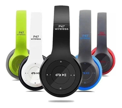 AURICULAR BLUETOOTH P47 4.2+EDR, TF CARD, AUXILIAR, FM - comprar online