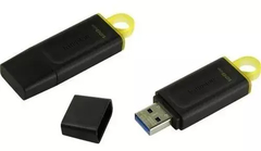 PEN DRIVE KINGSTON 128GB USB 3.2 DATA TRAVEL EXODIA - cybertron tecnologia