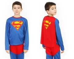Disfraz Infantil Superman Con Capa