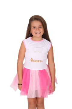 Disfraz Infantil Corona Princess con tutú