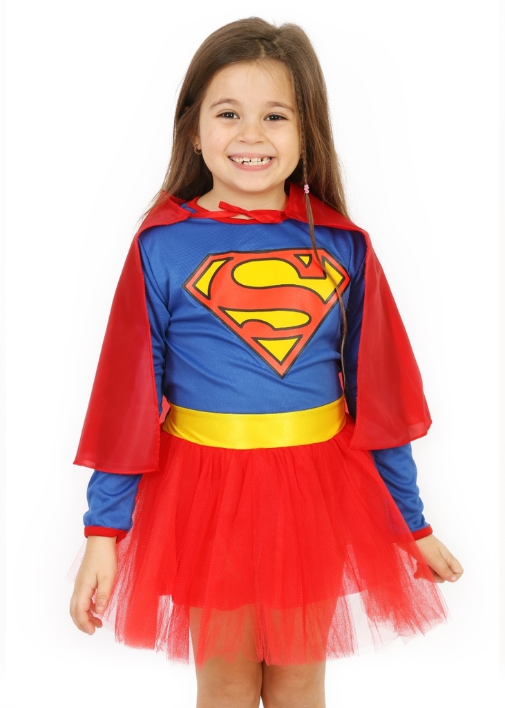 Disfraz Infantil Superchica Tutú con capa