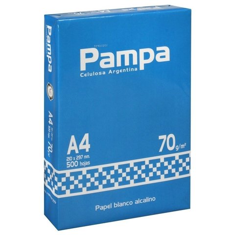 Resma Pampa A4 75 grs - Librerías y Jugueterías Lader