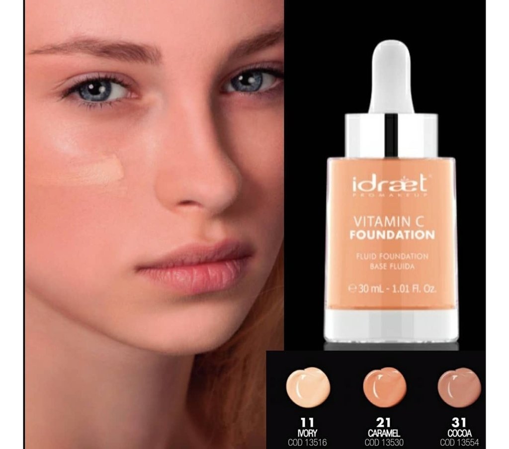 Idraet Vitamin C Foundation HD - Makeup_pabloromero