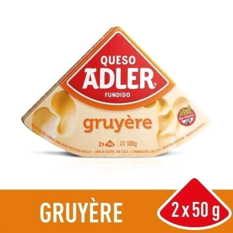 Queso Gruyere Adler 2 x 50 Gr