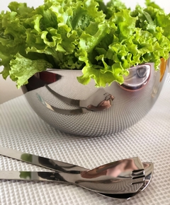 Jogo de Talheres para Salada Inox Electro Liso - TYYLI HOME