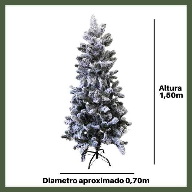 Árvore de Natal Nevada 150 cm
