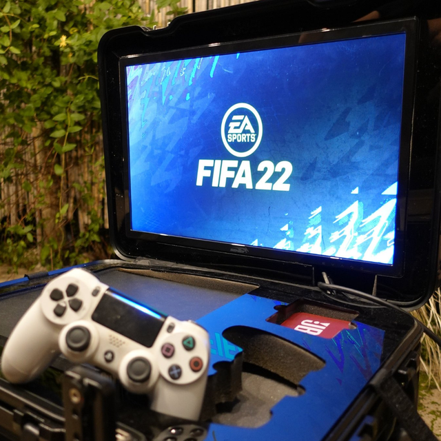 VALIJA DASSEL CON MONITOR PARA PS4 Y PS5 - DAFT LAND