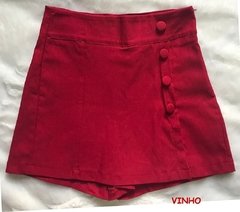 Shorts Saia Bengaline Com Botões Kit Com 3 Peças - comprar online