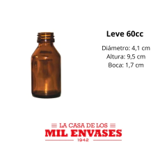 Leve x60cc con valvula crema x10 unidades - comprar online