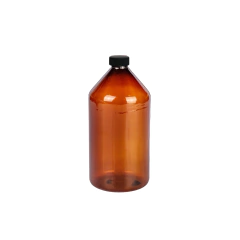 Botella "J" ámbar x1000cc tapa común x10 unidades - La Casa de los Mil Envases S.A.