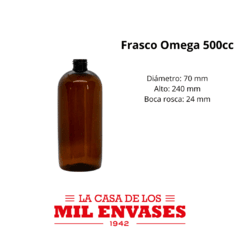Omega ámbar x500cc válvula gatillo x10 unidades - comprar online