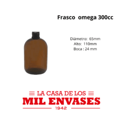 Omega ámbar x300cc válvula spray x10 unidades - comprar online