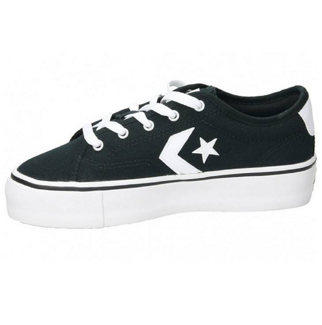 Zapatilla Negra Converse Star Replay Platform Ox - Comprá Ahora | Dafiti  Argentina
