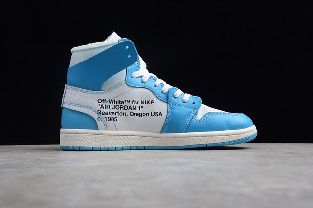 Nike Air Jordan 1 Retro High Off-White University Blue
