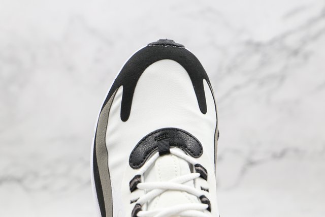 Nike Air Max 270 React White Black Metallic Pewter