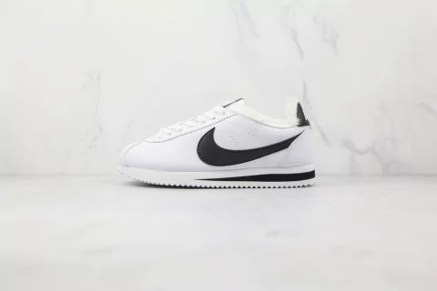 Nike Classic Cortez Leather 'White Black' - DAIKAN