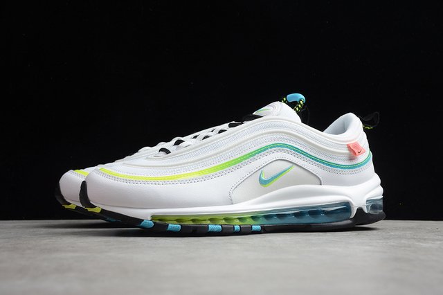 Nike AIRMAX 97 WORLDWIDE WHITE/BLUE FURY-BLACK-VOLT