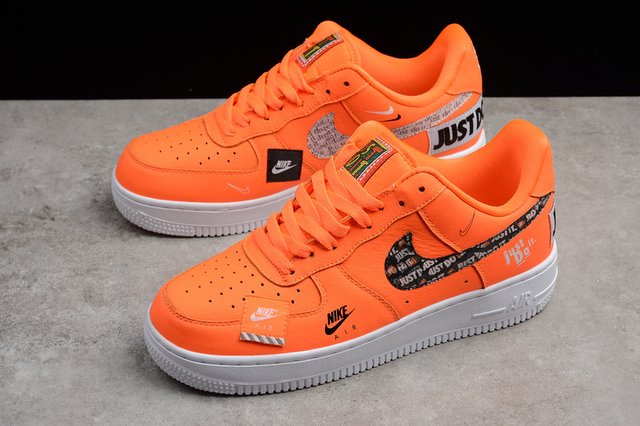 Nike Air Force 1 Low “Just Do It” Orange Shoes