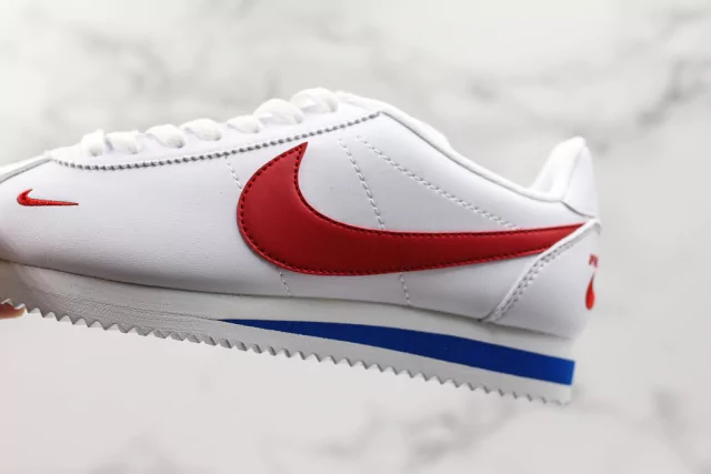 Nike Classic Cortez Leather 'White Red' - DAIKAN