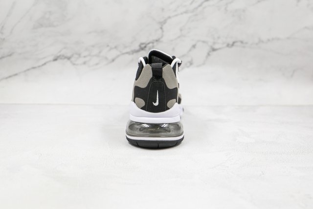 Nike Air Max 270 React White Black Metallic Pewter