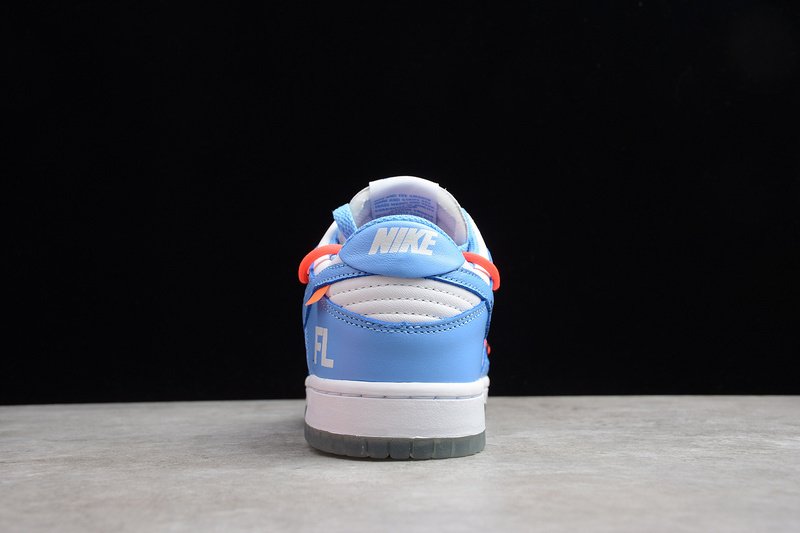 silver and blue off white dunks