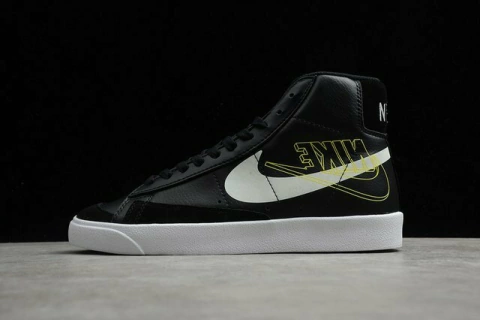 ST Nike Blazer Mid Black Reverse Logo