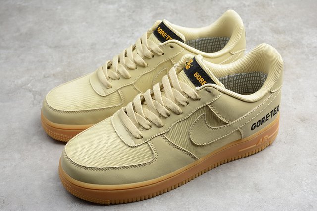 Nike AirForce 1 Low Gore-Tex Team Gold Khaki - DAIKAN