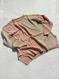 Sweater COMBINADO -lana acrílica- ♡ - comprar online