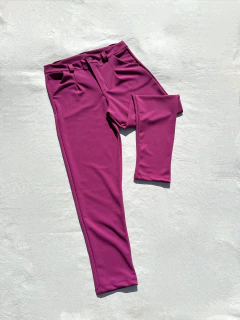Pantalón SASTRERO pinzas -crepe elastizado- ♥ - comprar online