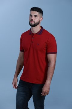 Camisa Polo Premium Vermelho Rubi 2348 - comprar online