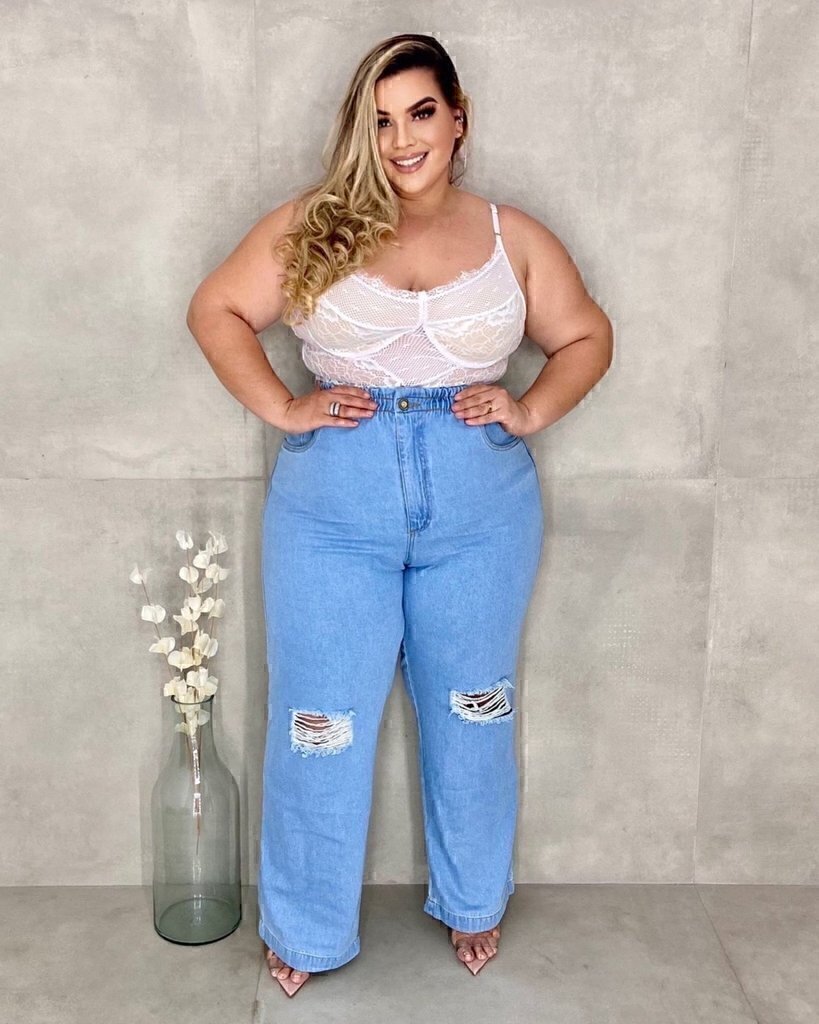 CALÇA WIDE LEG PLUS SIZE OLÍVIA