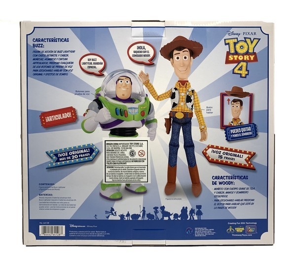 JUGUETE TOY STORY INTERACTIVOS BUZZ-WOODY 64128