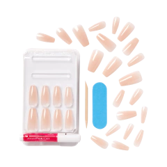 KISS Glue-On Bare-But-Better Nails - Nude Drama - comprar online