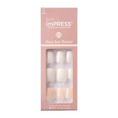 imPRESS Press-On Bare but Better Press-on Manicure - Neutral Sense. EDICIÓN LIMITADA