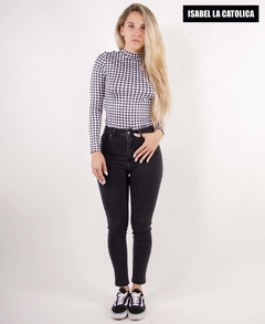 Jean Mujer Isabel la Catolica Hi Skinny Black 20/1010 - comprar online
