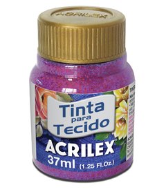 Tinta para Tecido Glitter Acrilex 37ml ref. 5040 - loja online