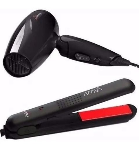Set de Viaje Secador + Plancha Travel Gama
