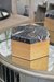 B1 Caja de madera HEXAGONAL simil marmol