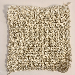 Lampara de Colgar - Tejida a Mano - Crochet - Yute