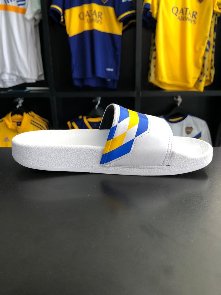 ojotas de boca juniors nike