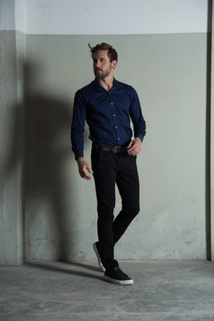 CAMISA M/L ESTAMPADA SIN BOLSILLO - comprar online