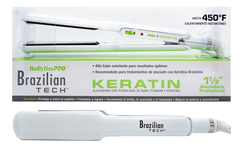 BABYLISS BRAZILIAN PLANCHA DE PELO KERATIN 220