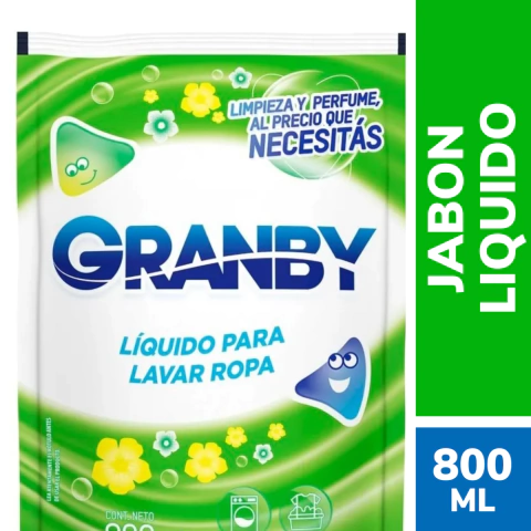 GRANBY JABON LIQUIDO ROPA X 800ML