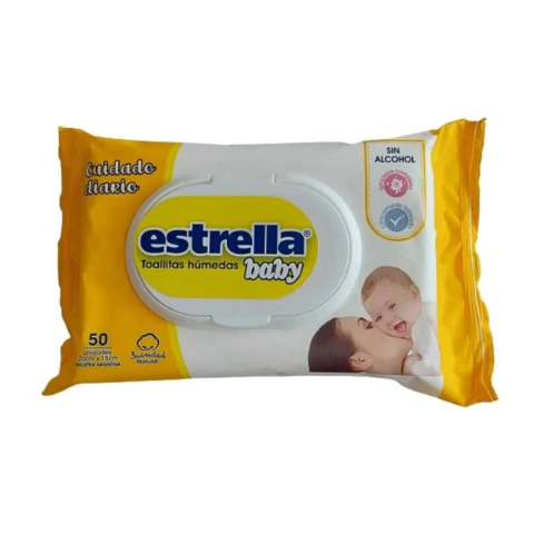 ESTRELLA BABY TOALLITAS HUMEDAS X 50 U